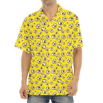 Popcorn Pattern Print Aloha Shirt