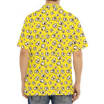 Popcorn Pattern Print Aloha Shirt