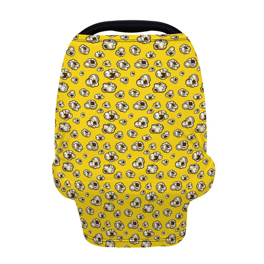 Popcorn Pattern Print Baby Seat Cover