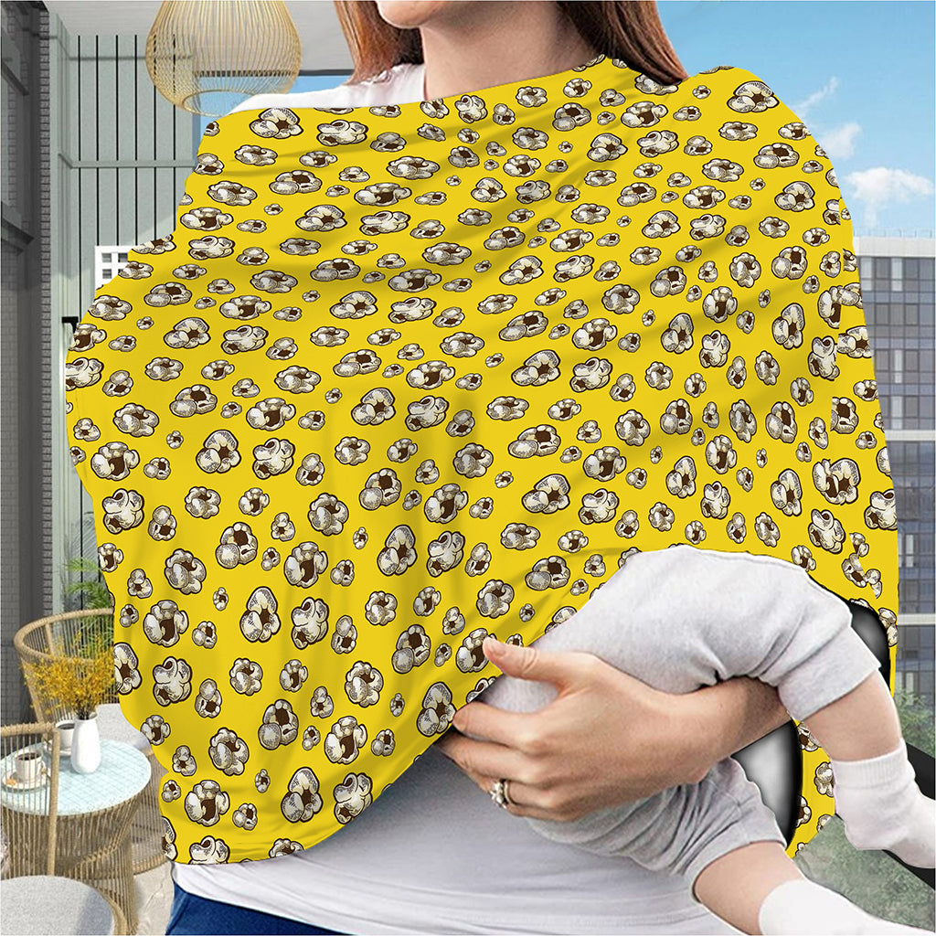 Popcorn Pattern Print Baby Seat Cover