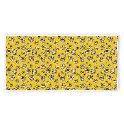 Popcorn Pattern Print Beach Towel