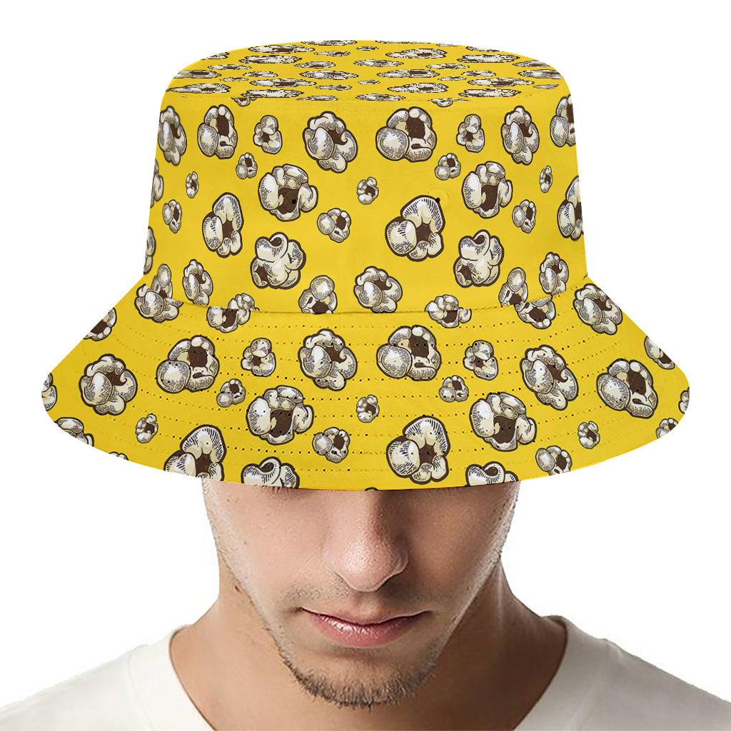Popcorn Pattern Print Bucket Hat