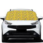 Popcorn Pattern Print Car Windshield Snow Cover