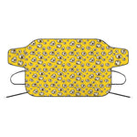 Popcorn Pattern Print Car Windshield Snow Cover