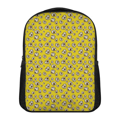 Popcorn Pattern Print Casual Backpack