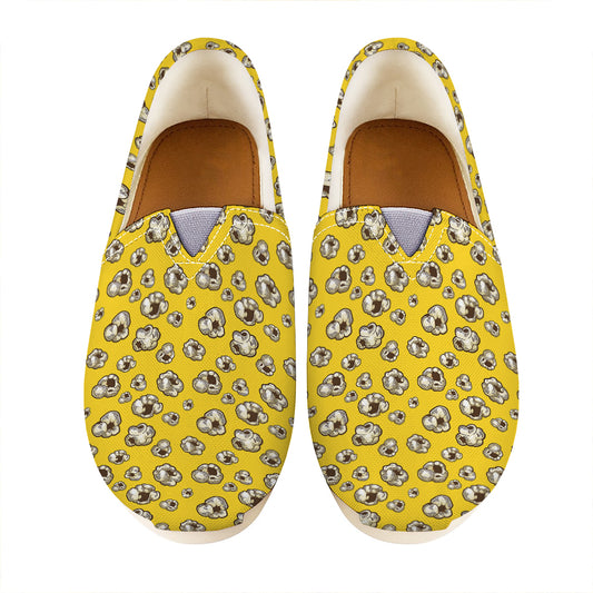 Popcorn Pattern Print Casual Shoes