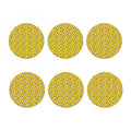 Popcorn Pattern Print Coaster Set
