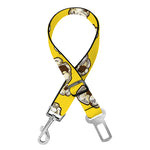 Popcorn Pattern Print Dog Seat Belt