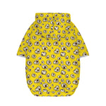 Popcorn Pattern Print Dog Zip Up Hoodie