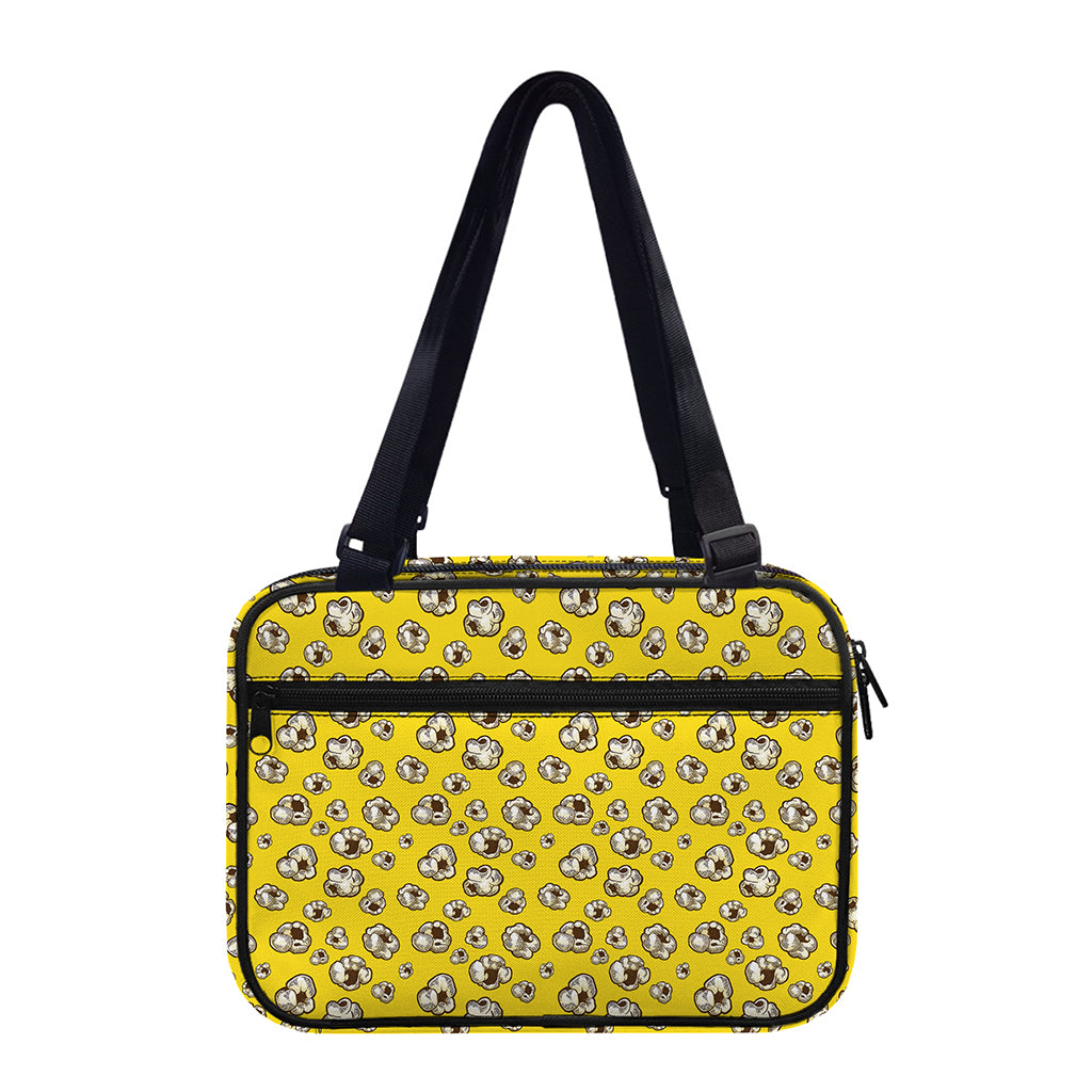 Popcorn Pattern Print Double Strap Bible Bag