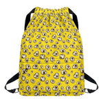 Popcorn Pattern Print Drawstring Backpack