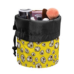 Popcorn Pattern Print Drawstring Makeup Bag