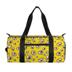 Popcorn Pattern Print Gym Bag