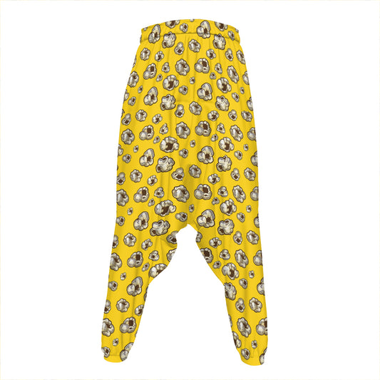 Popcorn Pattern Print Hammer Pants