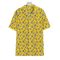 Popcorn Pattern Print Hawaiian Shirt