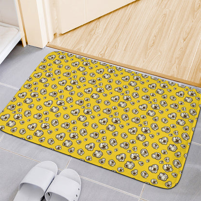 Popcorn Pattern Print Indoor Door Mat