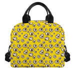 Popcorn Pattern Print Insulated Lunch Bag