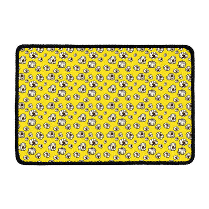 Popcorn Pattern Print Kitchen Mat