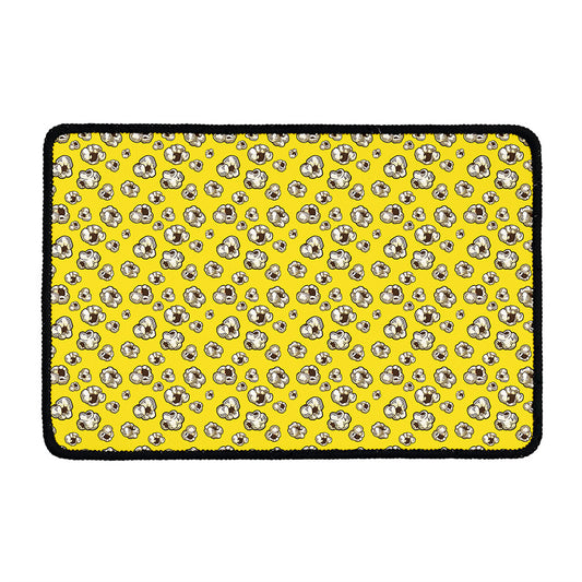 Popcorn Pattern Print Kitchen Mat