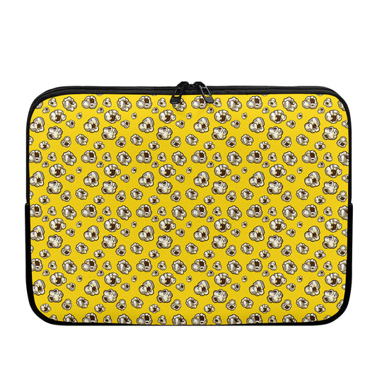Popcorn Pattern Print Laptop Sleeve