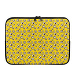 Popcorn Pattern Print Laptop Sleeve
