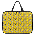 Popcorn Pattern Print Laptop Sleeve With Handle