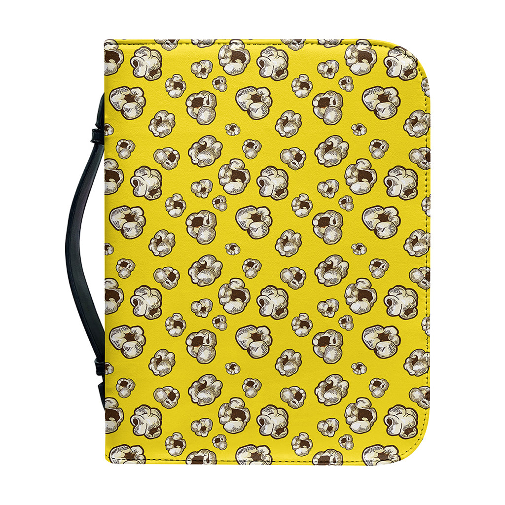 Popcorn Pattern Print Leather Bible Cover