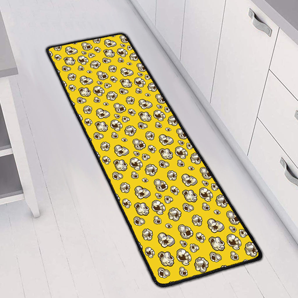 Popcorn Pattern Print Long Kitchen Mat