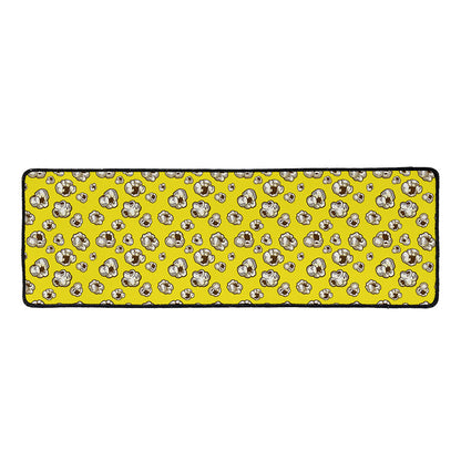 Popcorn Pattern Print Long Kitchen Mat