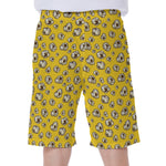 Popcorn Pattern Print Men's Beach Shorts