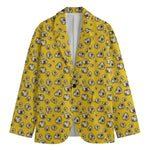 Popcorn Pattern Print Men's Blazer