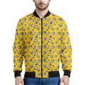 Popcorn Pattern Print Men's Bomber Jacket