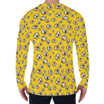 Popcorn Pattern Print Men's Long Sleeve T-Shirt