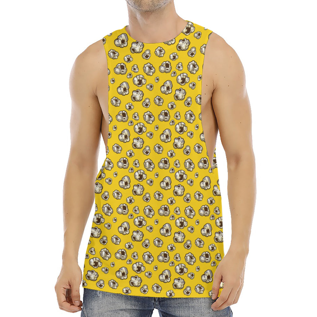 Popcorn Pattern Print Men's Muscle Tank Top