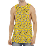 Popcorn Pattern Print Men's Muscle Tank Top