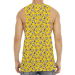 Popcorn Pattern Print Men's Muscle Tank Top