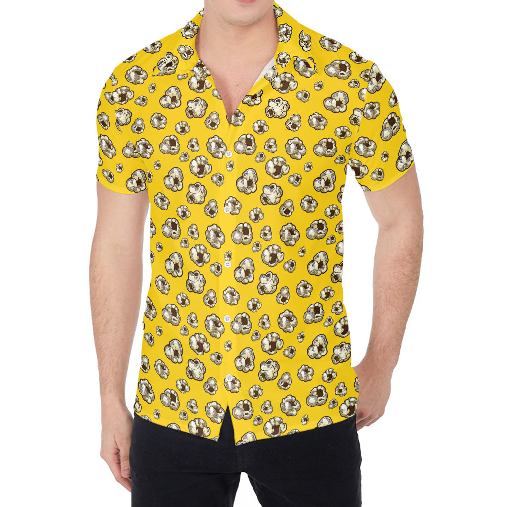 Popcorn Pattern Print Men's Shirt