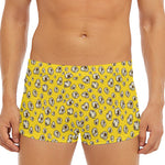 Popcorn Pattern Print Men's Short Boxer Briefs