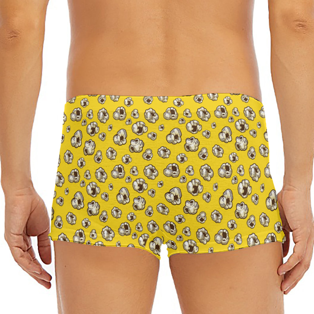 Popcorn Pattern Print Men's Short Boxer Briefs