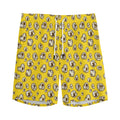 Popcorn Pattern Print Men's Athletic Shorts