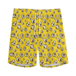 Popcorn Pattern Print Men's Sports Shorts