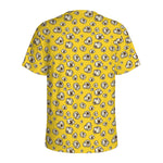 Popcorn Pattern Print Men's Sports T-Shirt