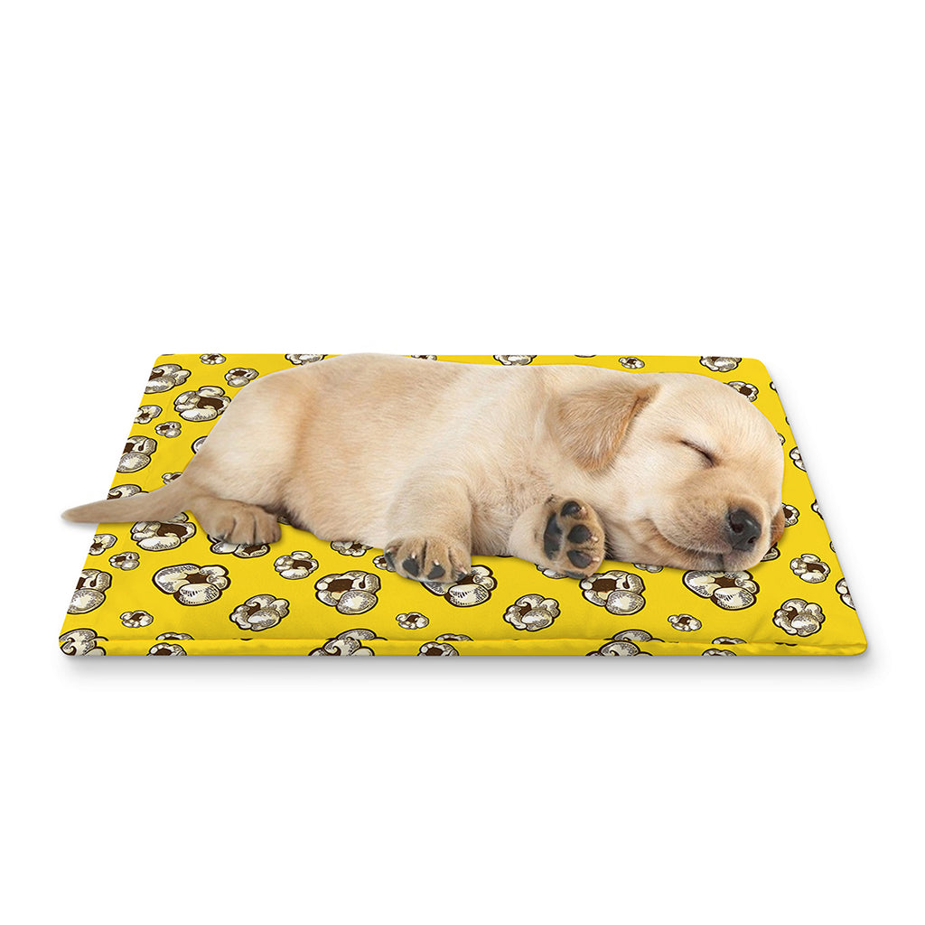 Popcorn Pattern Print Pet Cooling Mat Cover