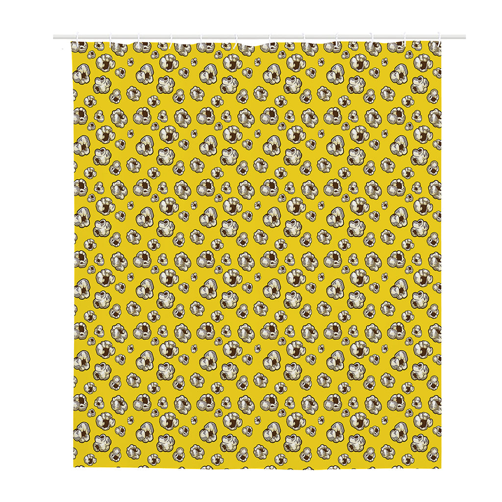 Popcorn Pattern Print Polyester Shower Curtain