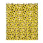Popcorn Pattern Print Polyester Shower Curtain