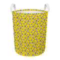 Popcorn Pattern Print Round Laundry Basket