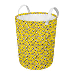 Popcorn Pattern Print Round Laundry Basket