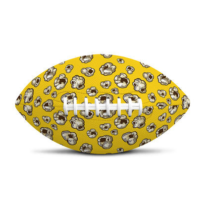 Popcorn Pattern Print Rugby Ball