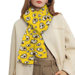 Popcorn Pattern Print Scarf