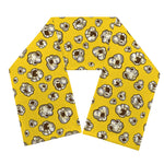 Popcorn Pattern Print Scarf